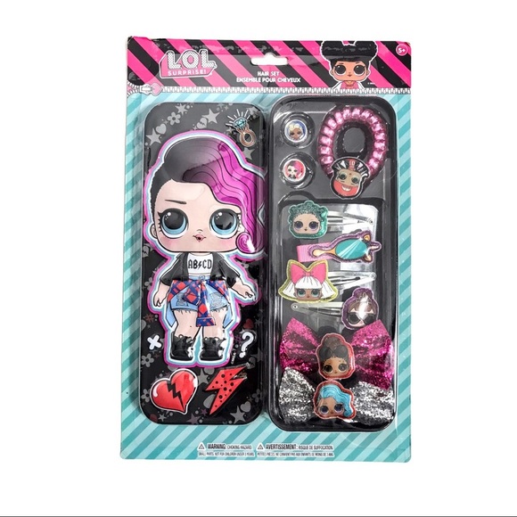 New Townley Girl LOL Surprise Hair Accessories & Tin Case - Picture 3 of 9